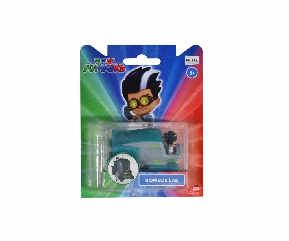 PJ Masks Diecast Metal Vehicle Romeo's Lab Toy Car 203141003 - Image 3