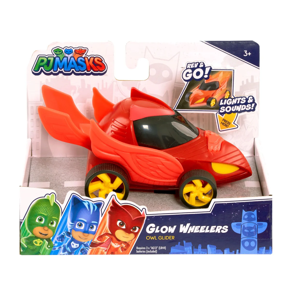 PJ Masks Glow Wheelers Owl Glider 95672 - Image 3