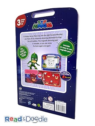 PJ Masks Magnetic Drawing Board and Book Set 276435245X - Image 5