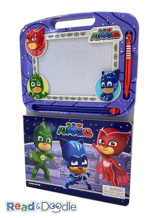 PJ Masks Magnetic Drawing Board and Book Set 276435245X - Image 6