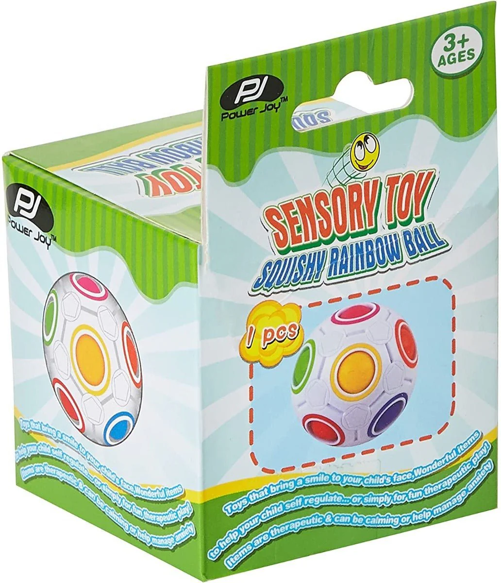 PJoy Sensory Squishy Rainbow Ball CRK814