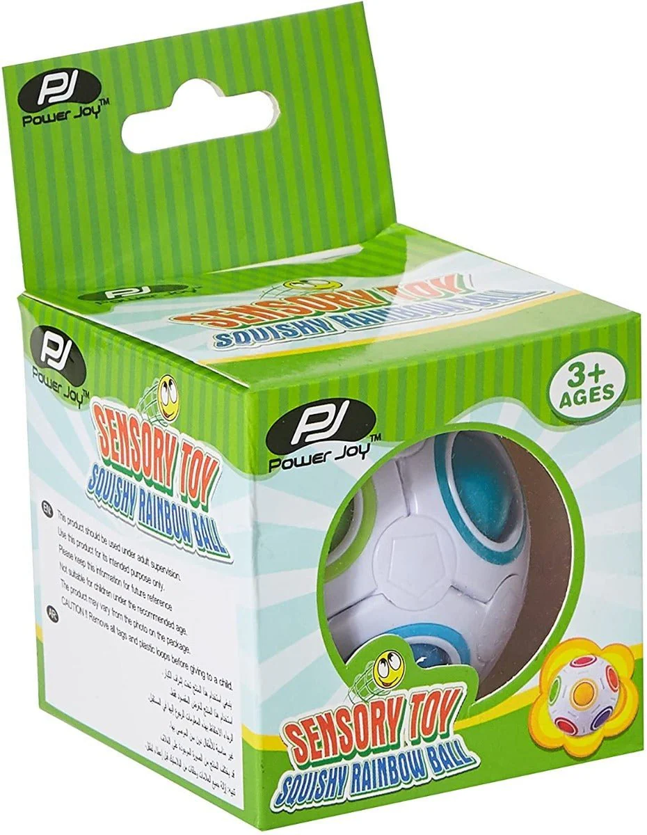 PJoy Sensory Squishy Rainbow Ball CRK814 - Image 2