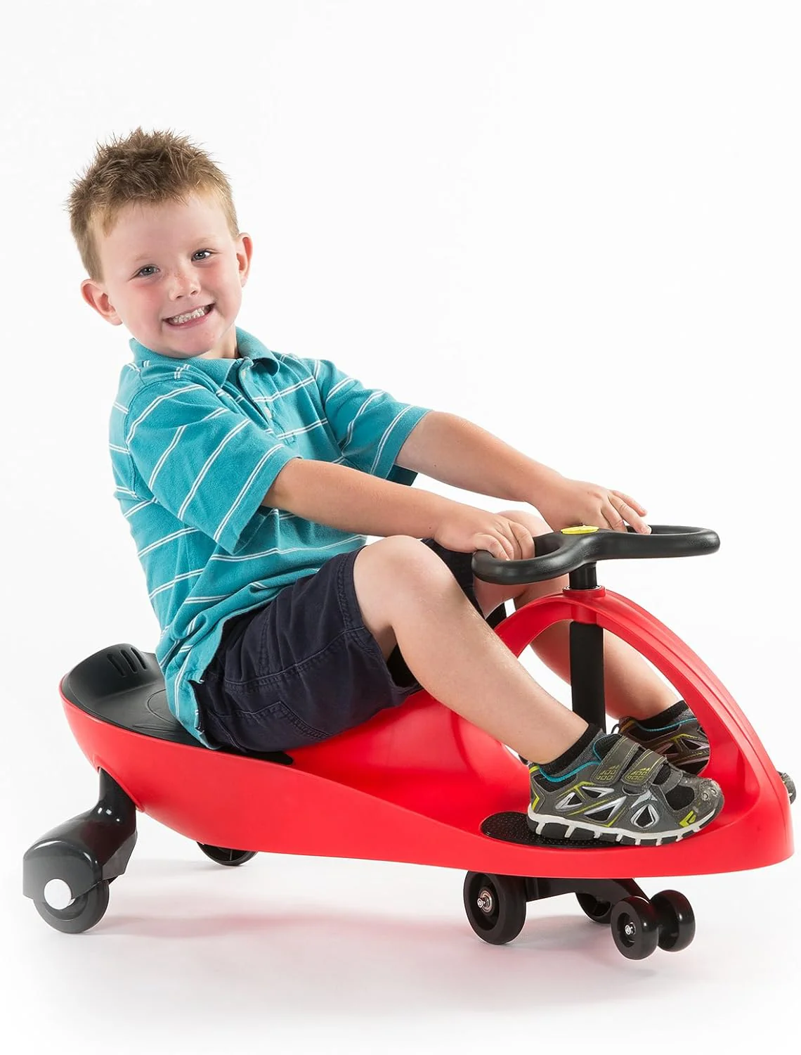 Kids Swing Car Red/Black MN067 - Image 2