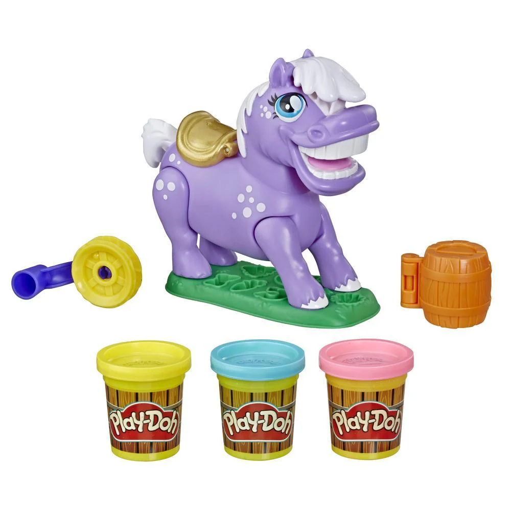 Play Doh Animal Crew Naybelle Show Pony Farm Animal Playset - Image 2