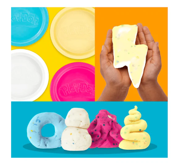 Play-Doh Confetti Fun 4-Pack G1736 - Image 3