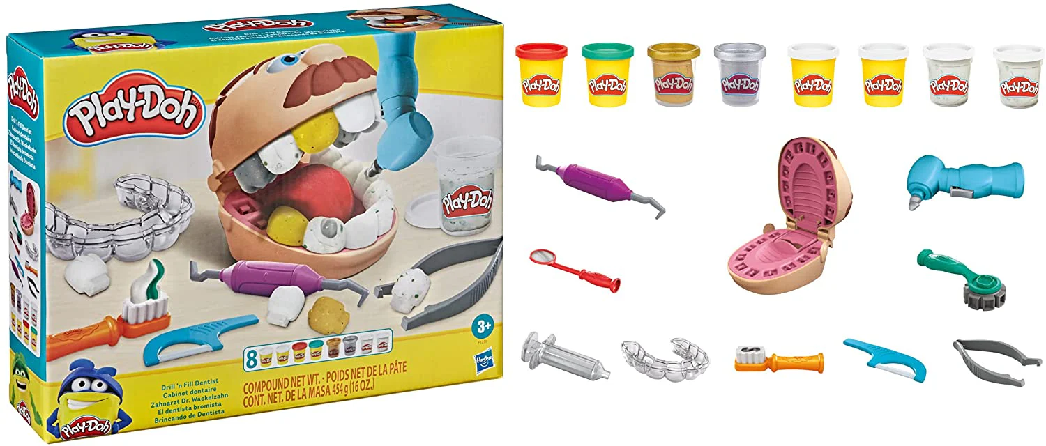 Play-Doh Drill 'n Fill Dentist Playset F1259 - Image 3