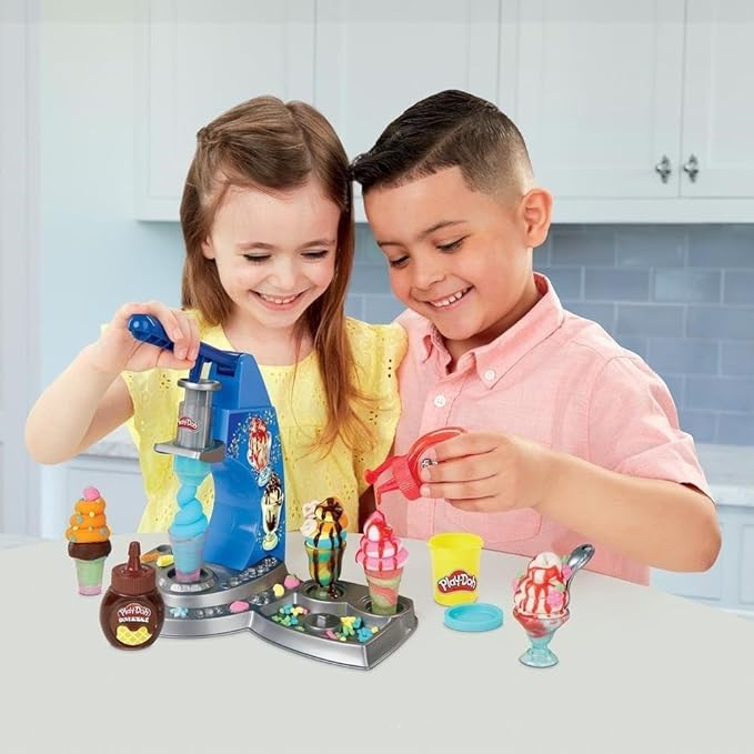 Play-Doh Kitchen Creations Drizzy Ice Cream Playset E6688 - Image 3