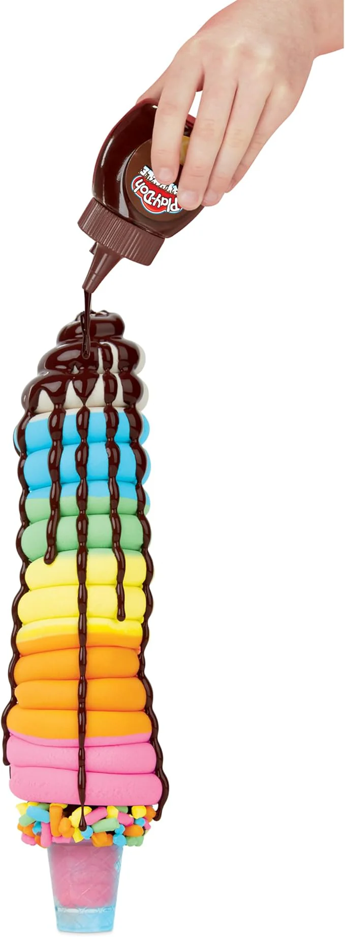 Play-Doh Kitchen Creations Drizzy Ice Cream Playset E6688 - Image 4