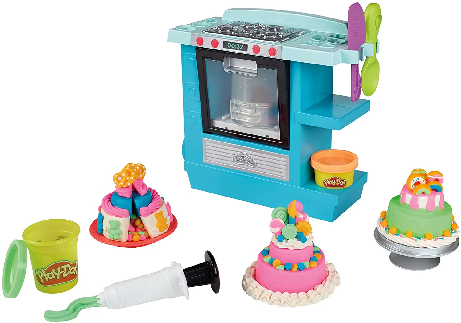 Play-Doh Kitchen Creations Rising Cake Oven Playset F1321 - Image 4