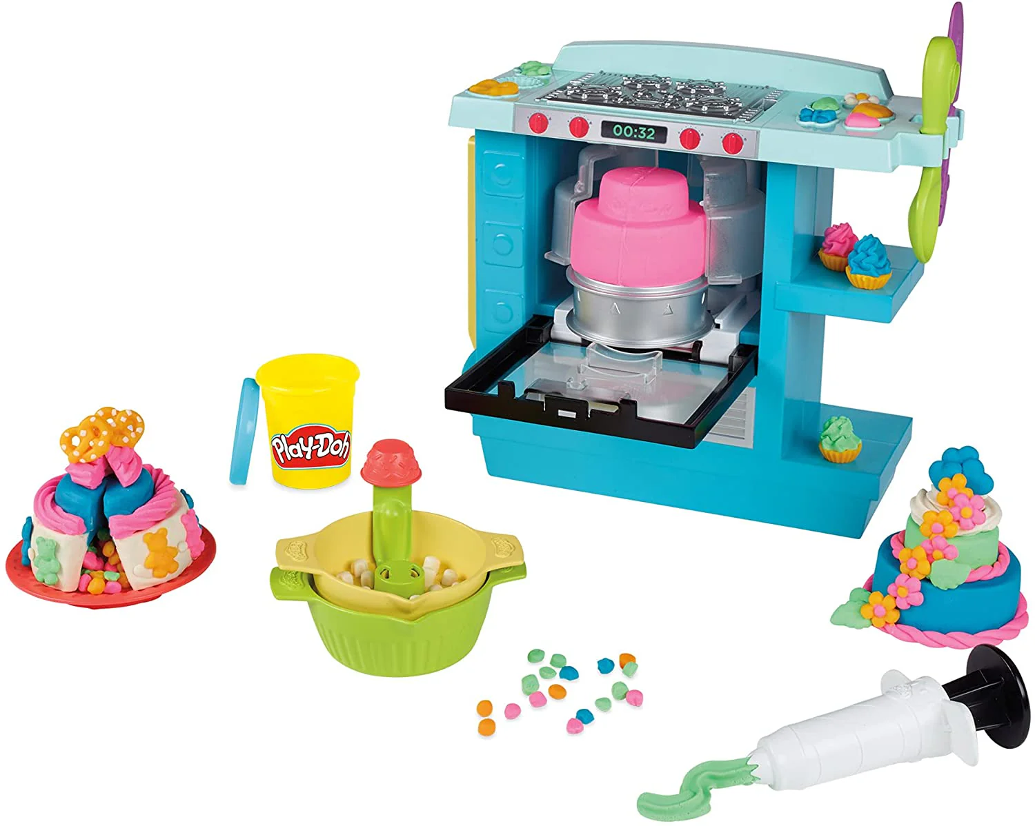 Play-Doh Kitchen Creations Rising Cake Oven Playset F1321 - Image 5