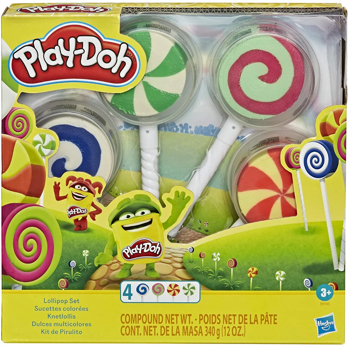 Play Doh Lollipop Set 4-Pack E9193 - Image 2