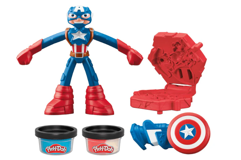 Play-Doh Captain America Stamping Shield G0056 - Image 2
