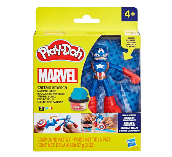 Play-Doh Captain America Stamping Shield G0056 - Image 3