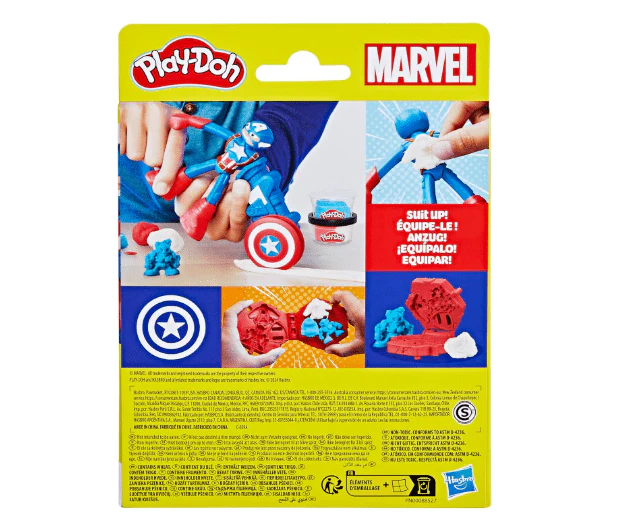 Play-Doh Captain America Stamping Shield G0056 - Image 4