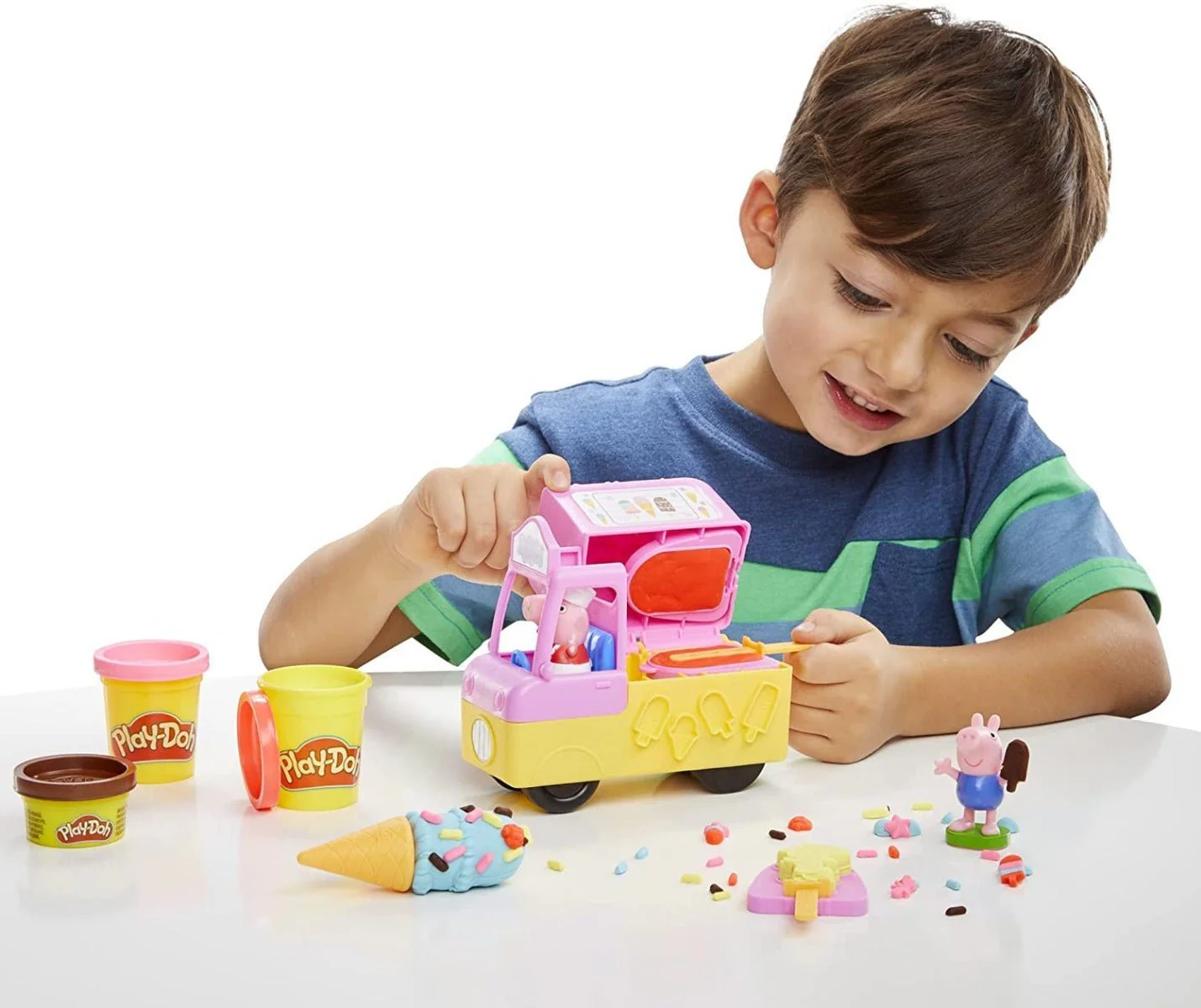 Play-Doh Peppa's Ice Cream Playset F3597 - Image 6