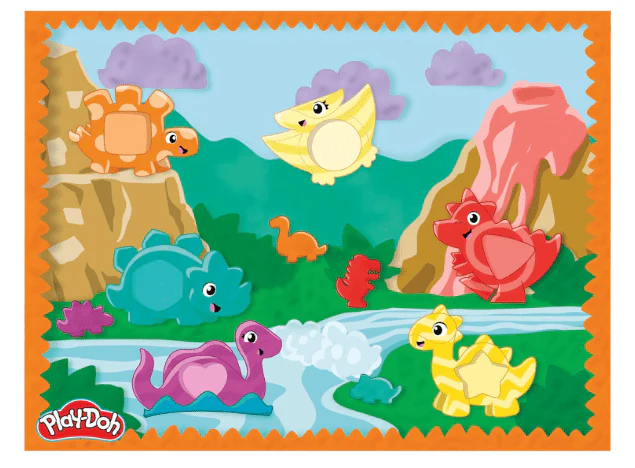 Play-Doh Shapes And Colors Dino G0491 - Image 4