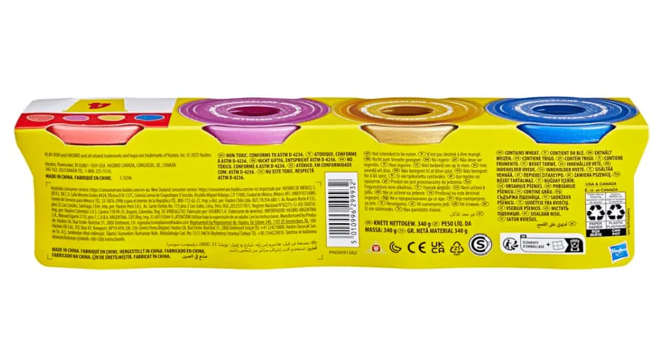 Play-Doh Shimmery Metallics 4-Pack G1737 - Image 3