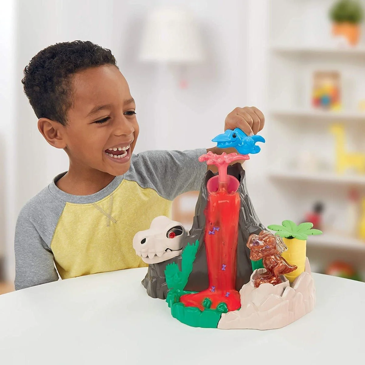 Play-Doh Slime Dino Crew Lava Bones Island F1500 - Image 2