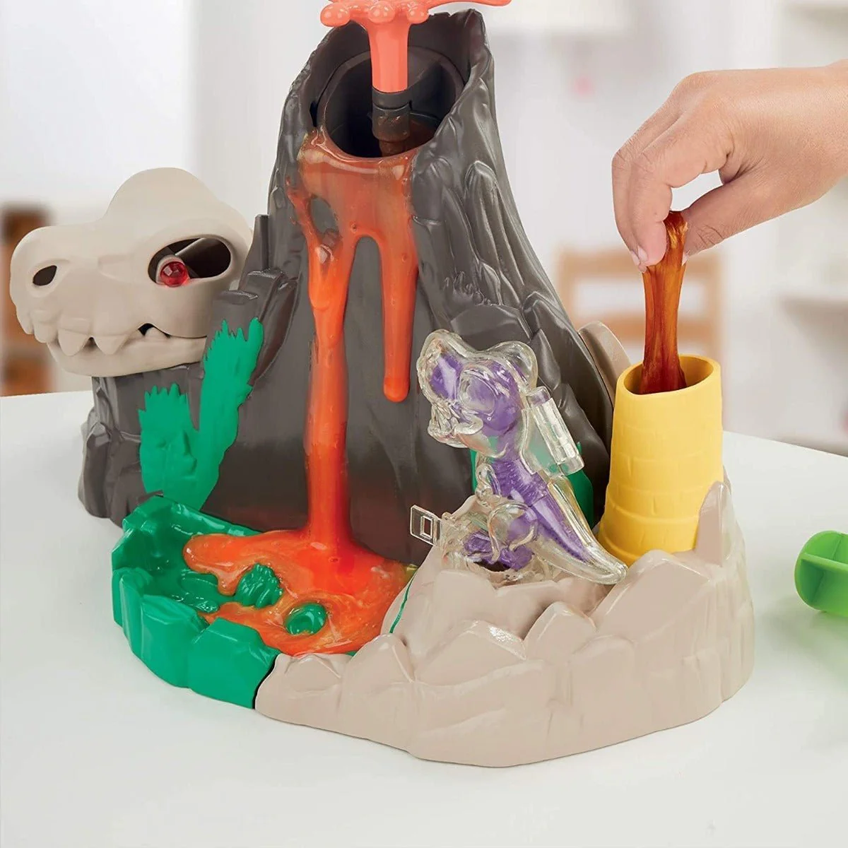 Play-Doh Slime Dino Crew Lava Bones Island F1500 - Image 3
