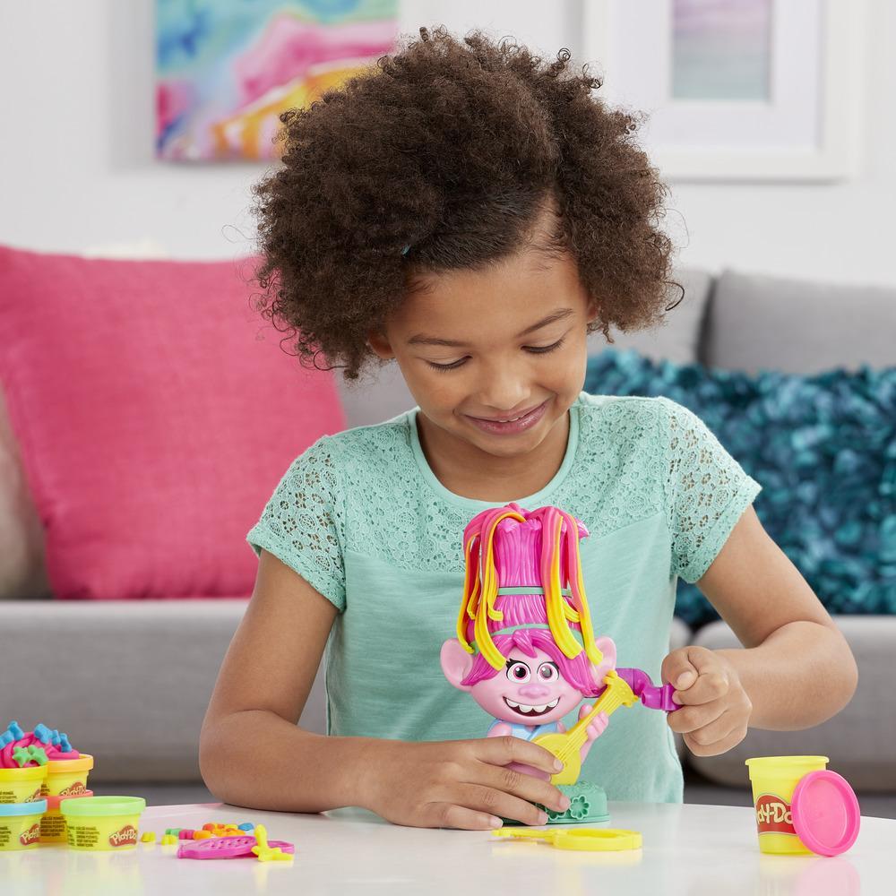Play Doh Trolls World Tour Rainbow Hair Poppy Styling E7022 - Image 4