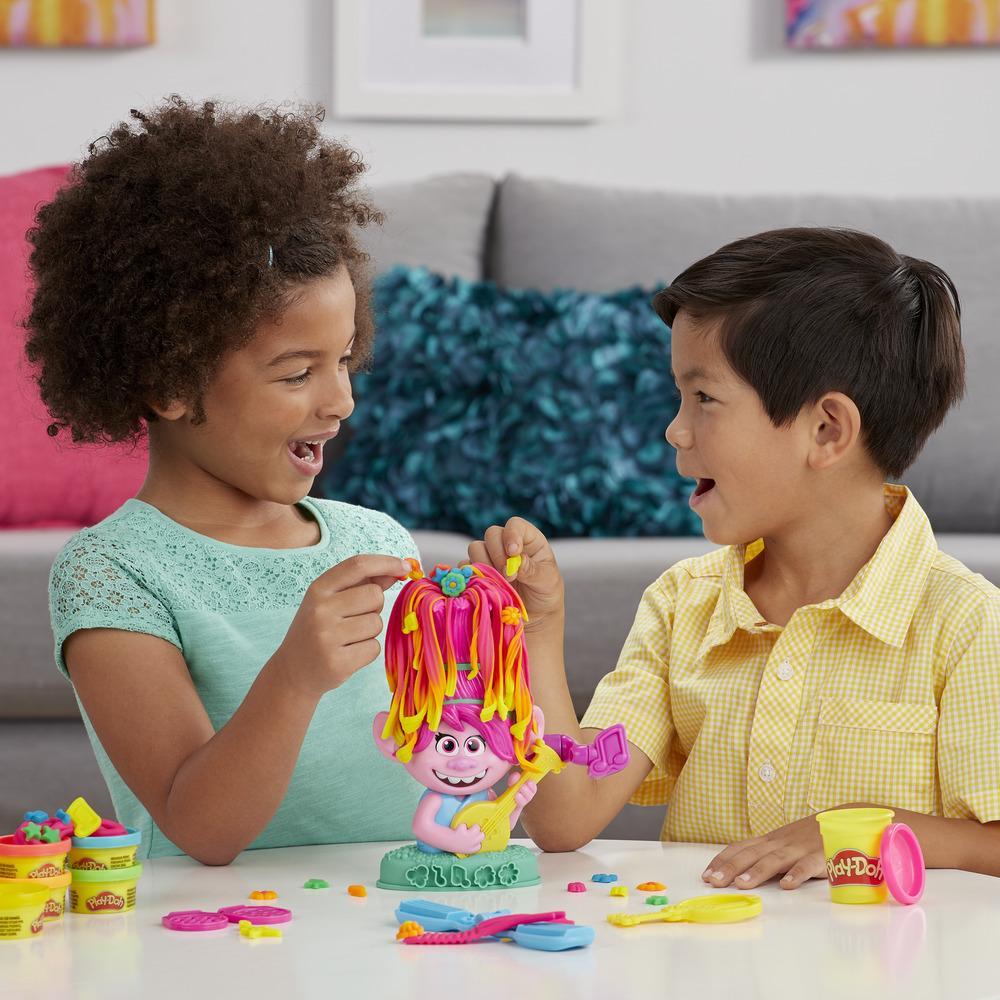 Play Doh Trolls World Tour Rainbow Hair Poppy Styling E7022 - Image 7