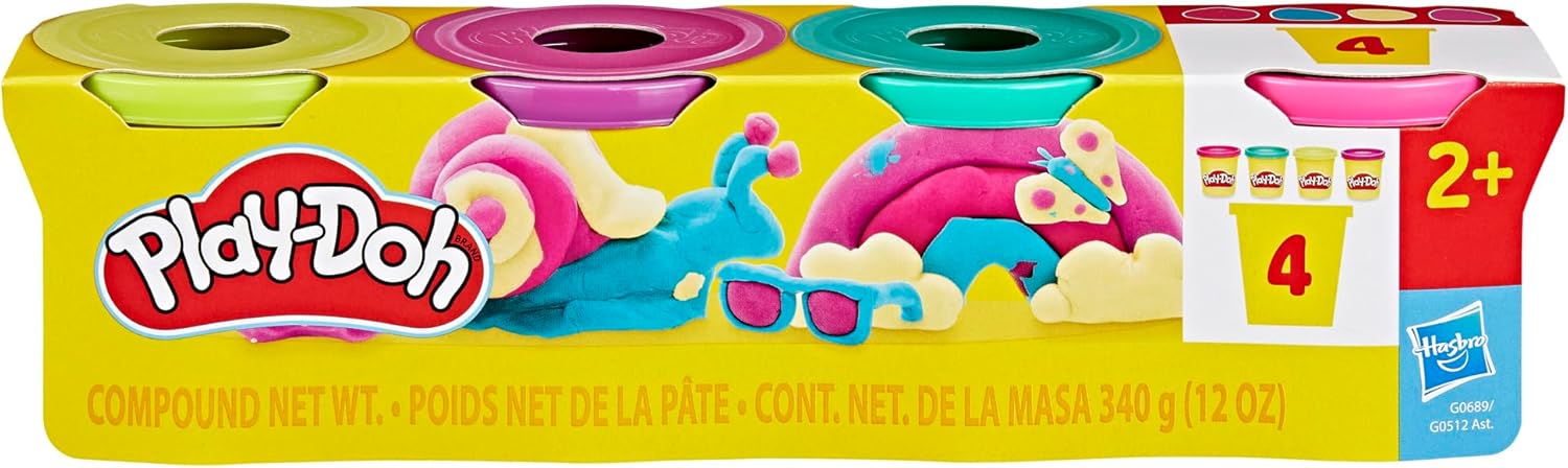 Play-Doh Vibrant 4-Pack G0689 - Image 3