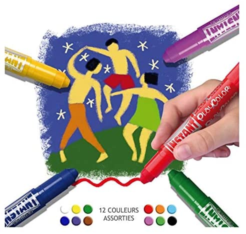 Playcolor Basic Pocket Solid Paint Stick 12pcs 10521 - Image 2