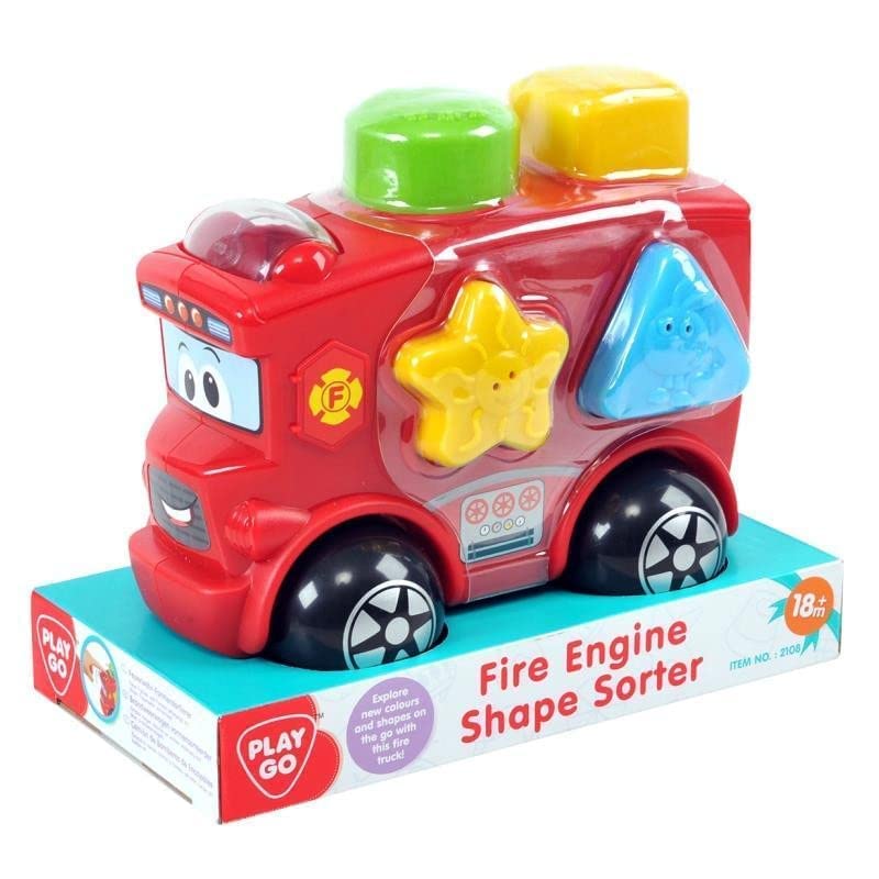 Playgo Fire Engine Shape Sorter 2109 - Image 2