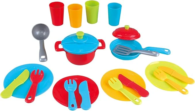 PlayGo Dish Drainer & Kitchenware Set-23 pcs - Image 2