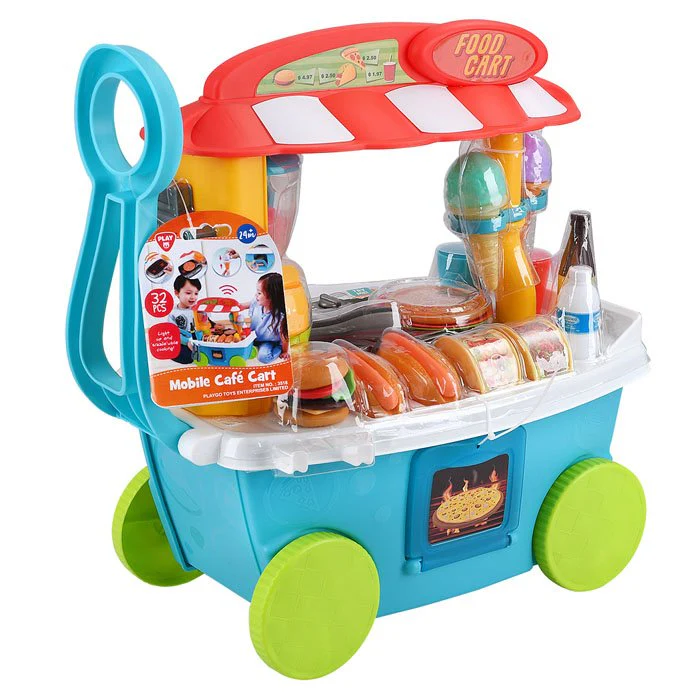 PlayGo Mobile Cafe Cart - 32pcs 3518-PL - Image 2