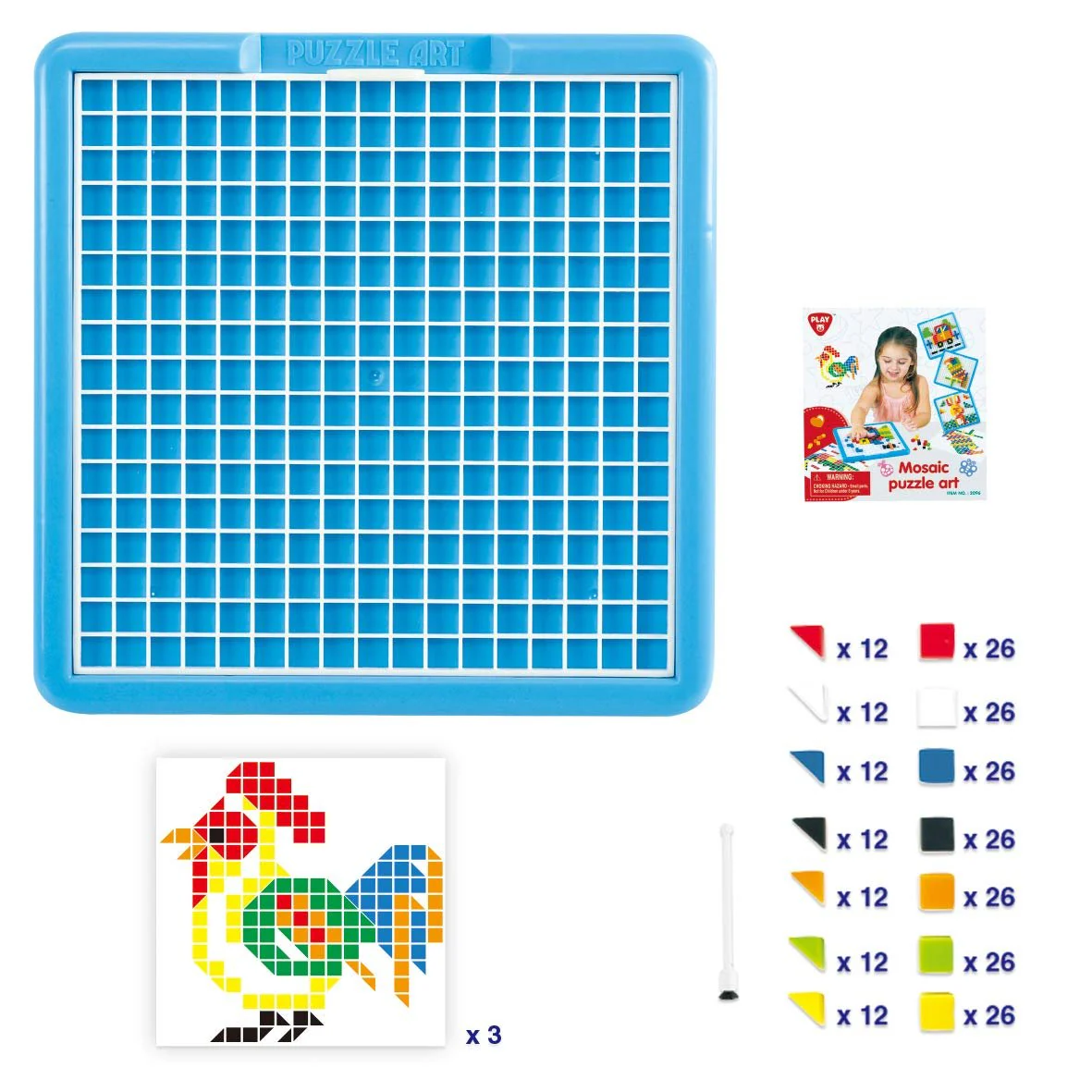 PlayGo Mosaic Puzzle Art 260pcs 2097 - Image 3