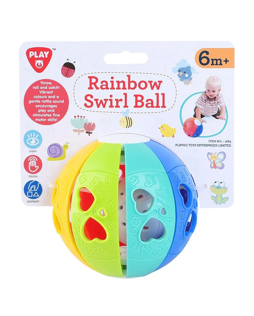 PlayGo Rainbow Swirl Ball 1683