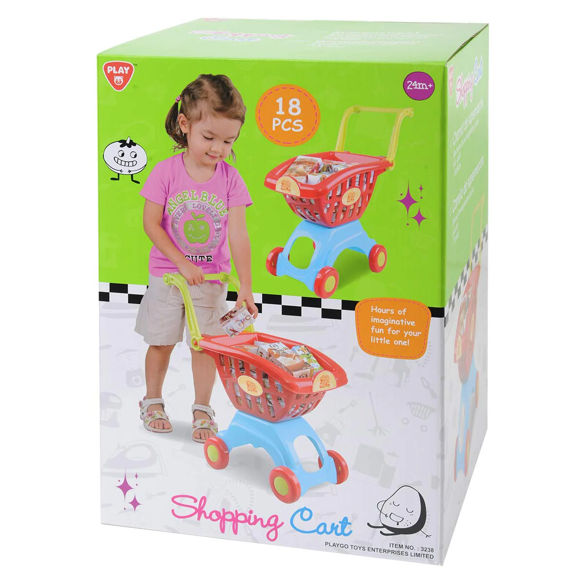 PlayGo Shopping Cart 18pcs 3238