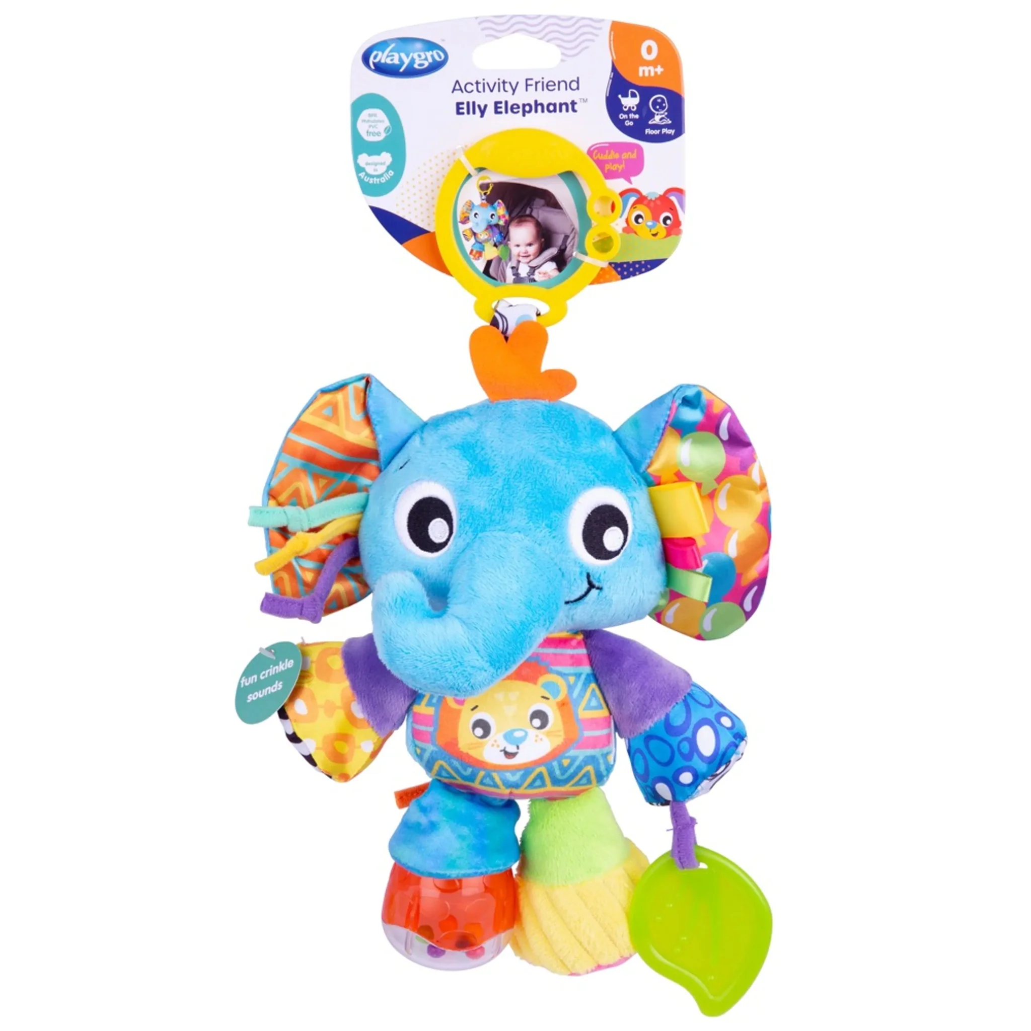 Playgro Activity Friend Elly Elephant - Polybag PG0189038 - Image 2