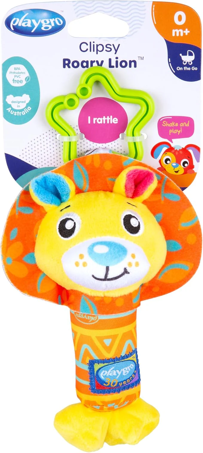 Playgro Clipsy Roary Lion - Polybag PG0189044 - Image 2