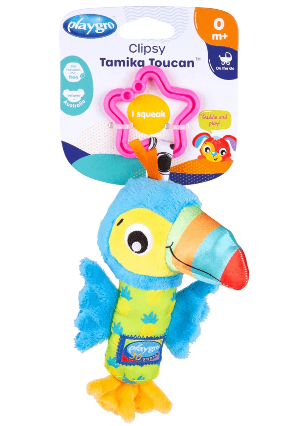 Playgro Clipsy Tamika Toucan - Polybag PG0189045