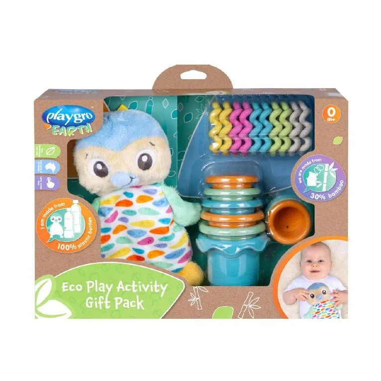 Playgro Eco Play Activity Gift Pack-Penguin PG0187708 - Image 2