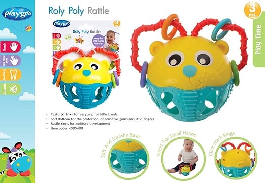 Playgro Junyju Roly Poly Activity Ball PG4085489 - Image 4