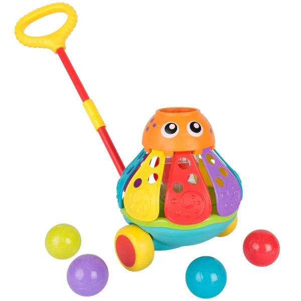 Playgro Push Along Ball Popping Octopus PG4086374