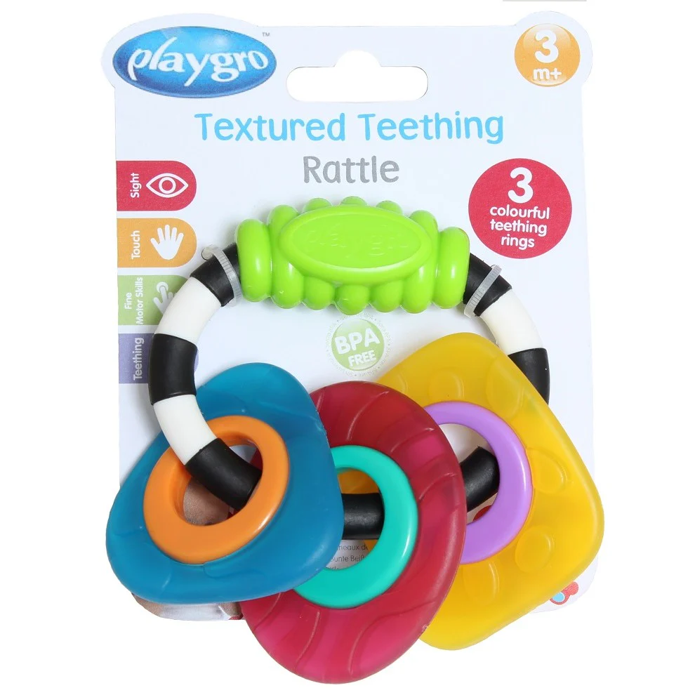 Playgro Textured Teething Shapes PG0182952