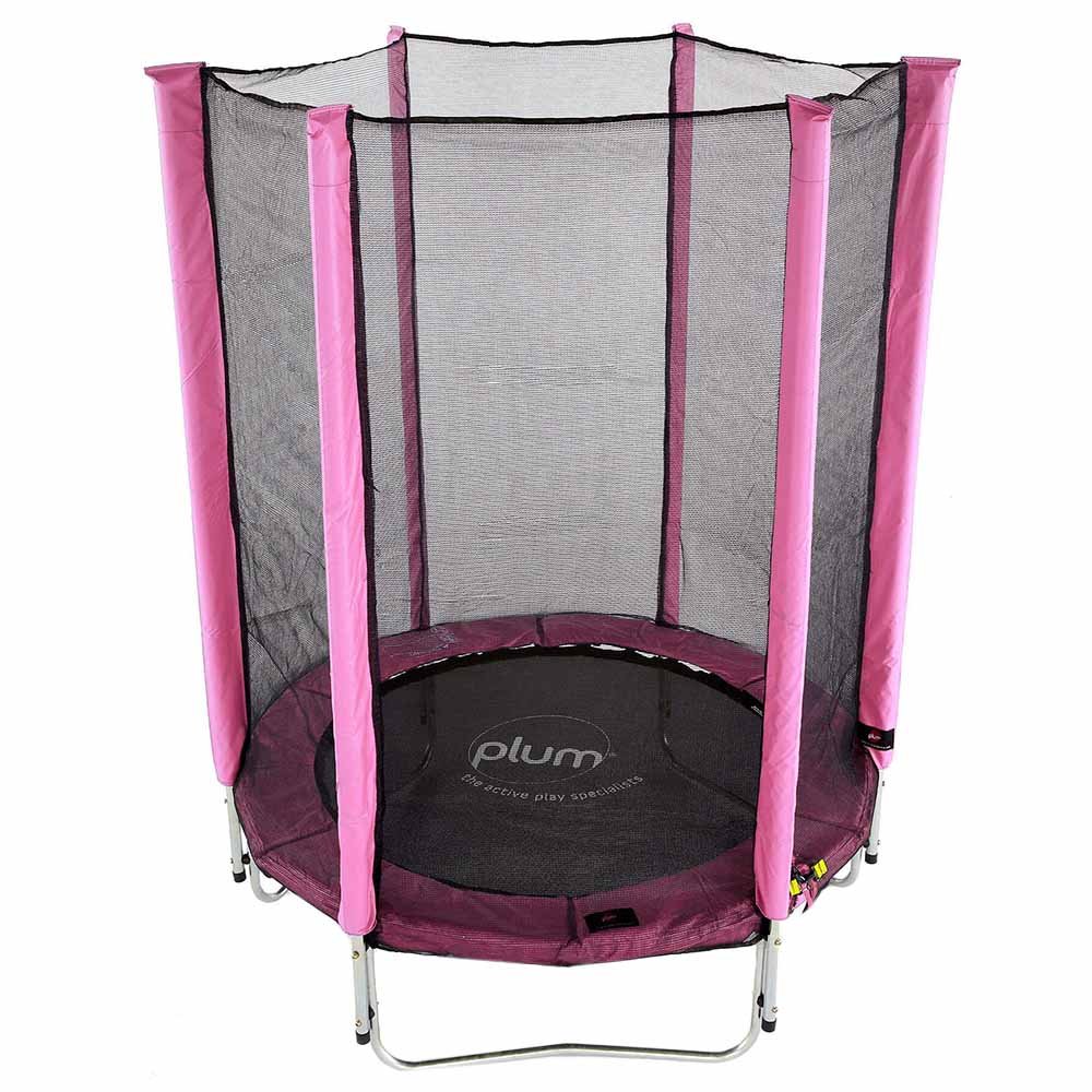 Plum Junior 4.5ft Trampoline Pink 30183 - Image 2