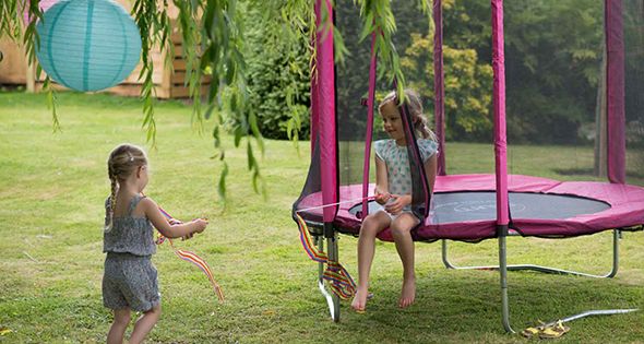 Plum Junior 4.5ft Trampoline Pink 30183 - Image 3