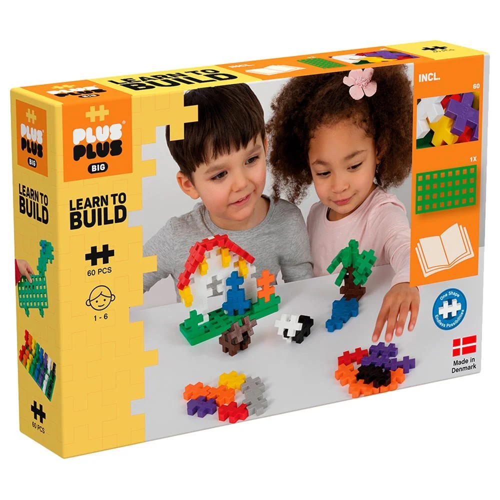 Plus-Plus Big Learn to Build 60pcs PP3288