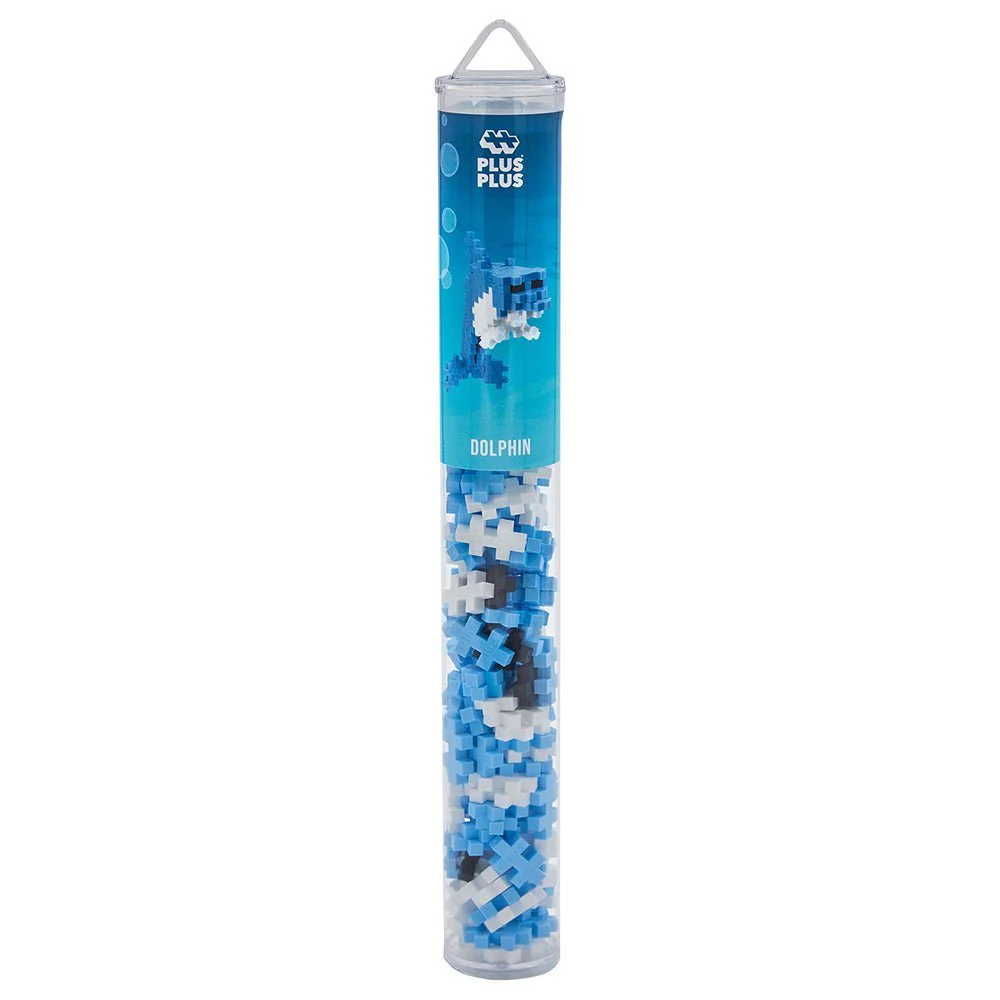 Plus-Plus Dolphin Tube 100pcs PP4113