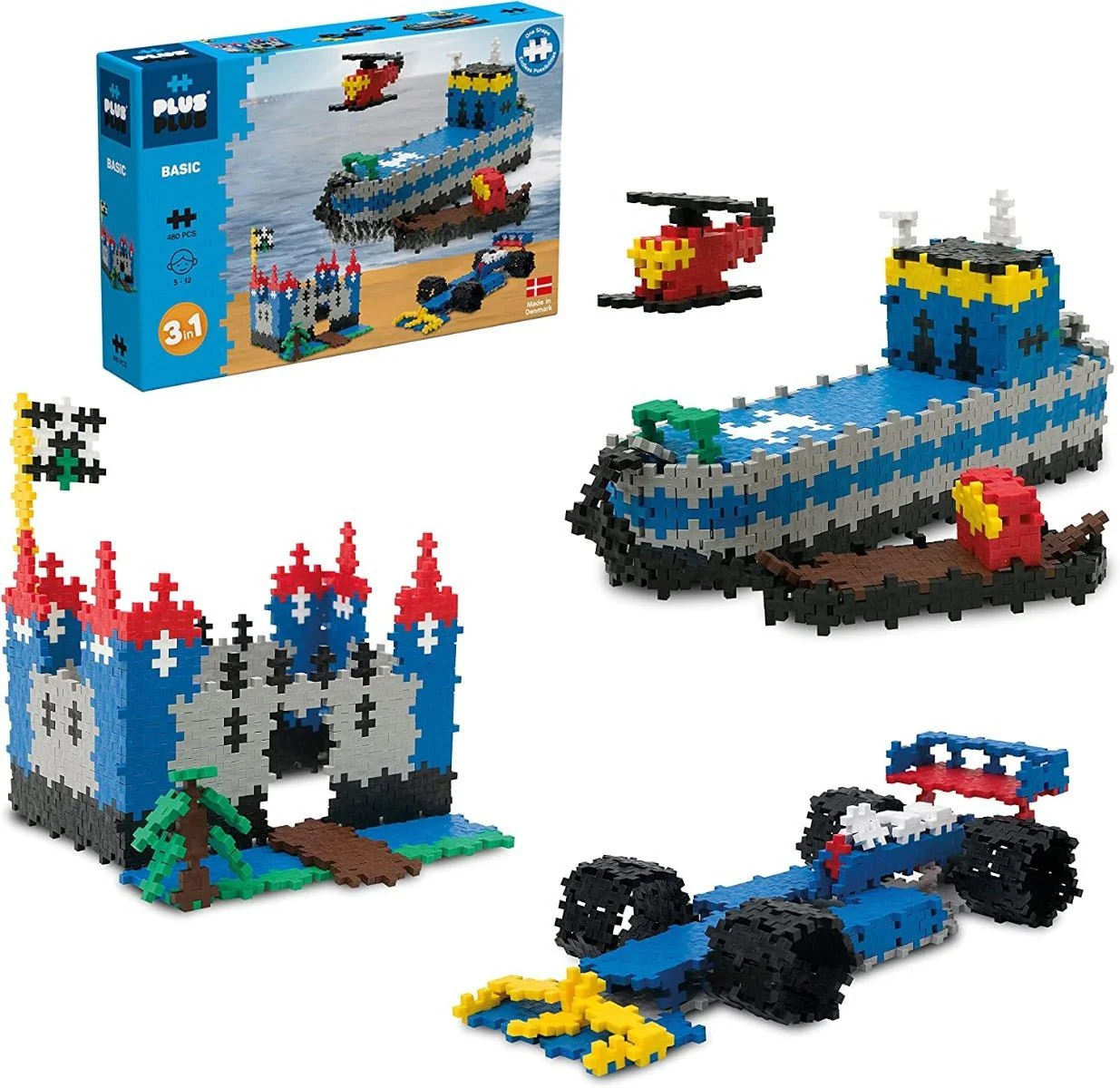 Plus-Plus Mini Basic 3-in-1 480pcs PP3720