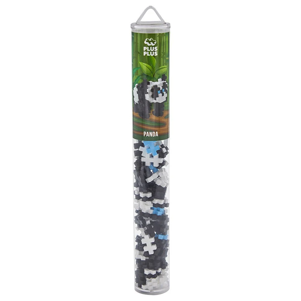 Plus-Plus Panda Tube 100pcs PP4195
