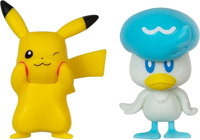 Pokemon Battle Figure Pack Generation IX - Pikachu & Quaxly PKW3357/PKW3355 - Image 2