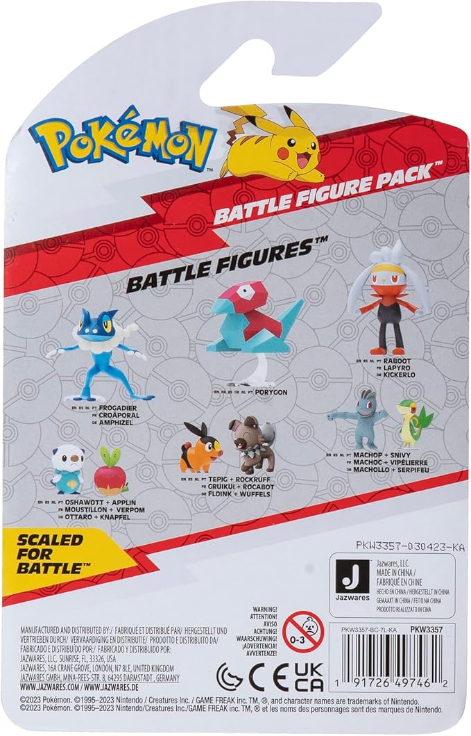 Pokemon Battle Figure Pack Generation IX - Pikachu & Quaxly PKW3357/PKW3355 - Image 3