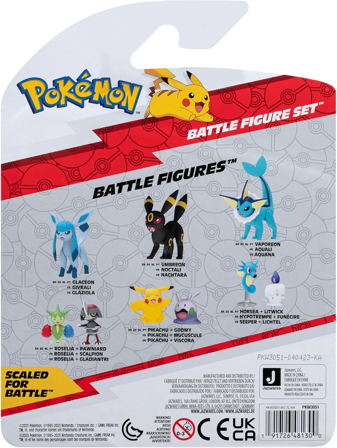 Pokemon Battle Figure Set Togepi + Wartotle + Pancham 3-Pack - Image 6