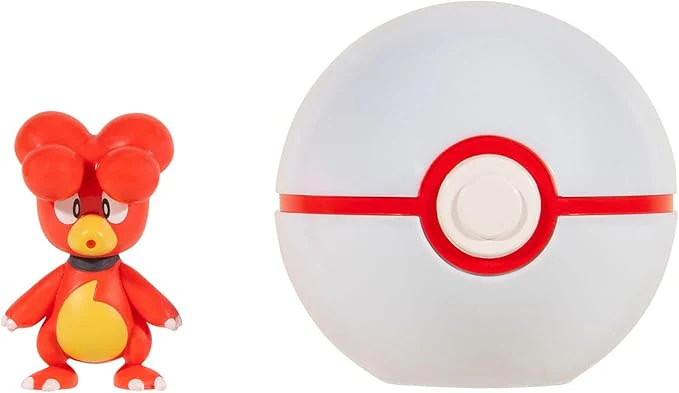 Pokemon Clip 'n Go Ball - Magby PKW3139/95057 - Image 2